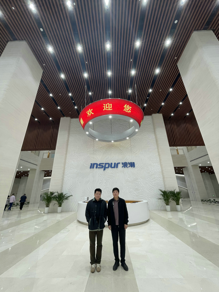 88858cc永利集团总裁林成彬赴浪潮商洽深度合作